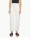 Mother Petites The Lil Half Piped Ankle Act Natural In White