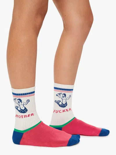 Mother The Half-calf Swim Club Socks In Multi