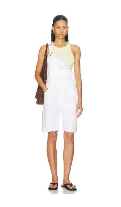 Mother The Half-pipe Bermuda Shorterall Fray In White