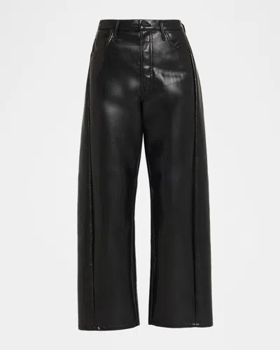 Mother The Halfpipe Flood Pants In Black