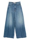 Mother The Headliner Sneak Jeans In Blue