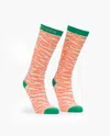 Mother The High Stepper Zebra Mf Socks In White