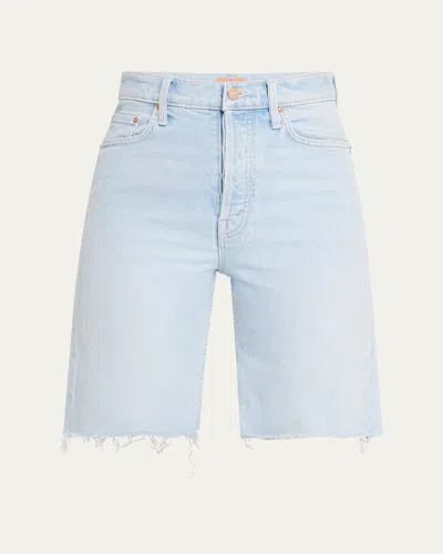 MOTHER THE HIGH-WAIST RIDER BERMUDA SHORT FRAY SHORTS