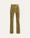 Mother High-waist Smokin Double Heel Striking Beauty Flare Jean In Striking Beauty