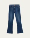 Mother The High-waisted Runaway Jeans In Blue