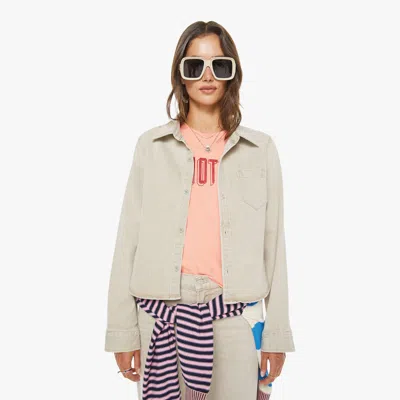 Mother The Honor Roll Caramel Jacket In Gray
