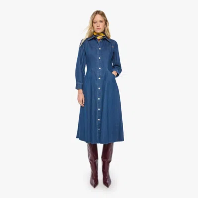 Mother The Honor Roll Western Dress Hey Batter In Blue