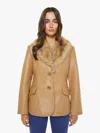 Mother The Hot Under The Collar Fast Talker Jacket In Brown