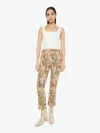 Mother The Hustler Ankle Bootcut Jeans In Pink