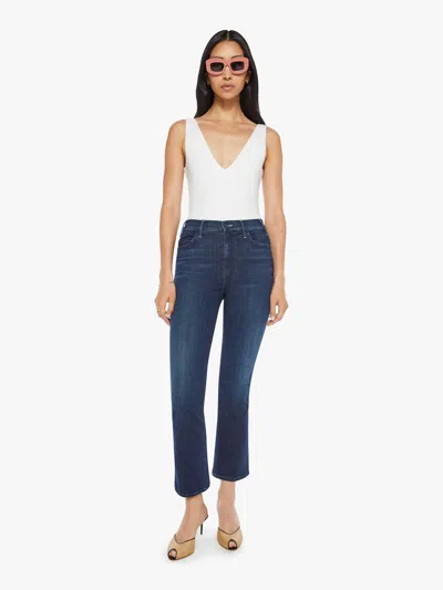 Mother The Hustler Ankle Corner Piece Jeans In Blue