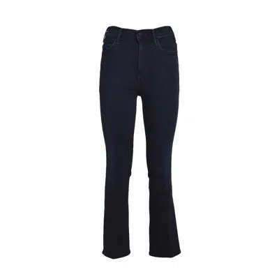 Mother The Hustler Ankle Dark Blue Cotton Jeans