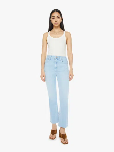 MOTHER THE HUSTLER ANKLE FRAY BALL'S IN YOUR COURT JEANS IN BLUE - SIZE 32