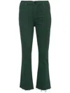 Mother High-waist Flared Jeans In Bfk Black Forest