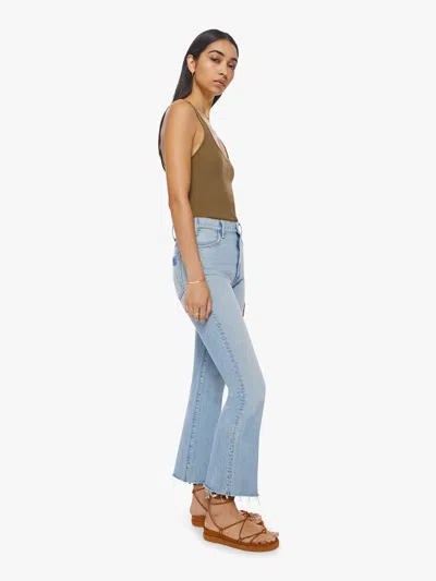 Mother The Hustler Ankle Fray Jeans In Multi