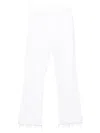 Mother 'the Rebel Fray Ankle' Jeans In White