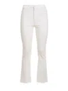 Mother The Hustler Ankle Fray Trouser In Blanco