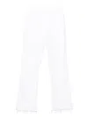 Mother 'the Rebel Fray Ankle' Jeans In White
