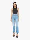 Mother The Tomcat Ankle Fray Jeans In Kitty Corner In Multi