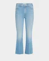 Mother The Hustler Ankle Fray Straight-leg Jeans In No Offense But
