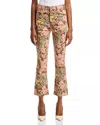 Mother Hustler Bouquet Ankle Jeans In Boutonniere Bouquet In Multi