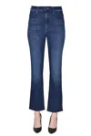 Mother The Hustler Ankle Jeans Corner Piece In Blue