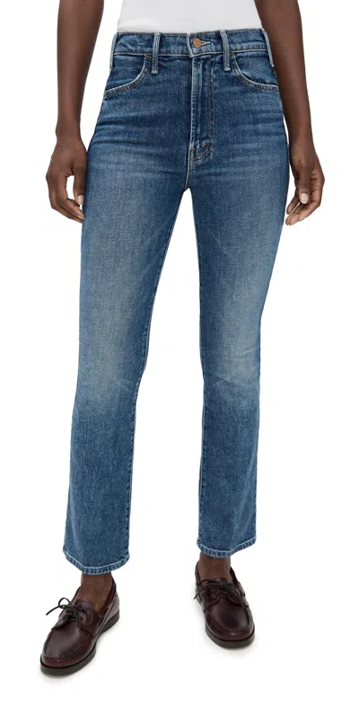 Mother The Hustler Ankle Jeans Bending The Rules In Blue