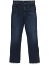 Mother The Hustler Ankle Fray Home Movies Flare Jean In Blue