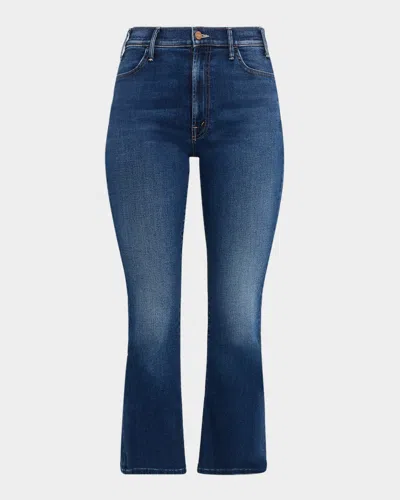 Mother The Hustler Ankle Jeans In Blue