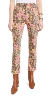 Mother Hustler Bouquet Ankle Jeans In Boutonniere Bouquet In Boutonniere Bouquet