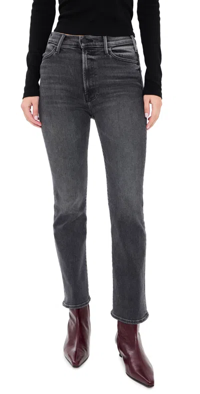 Mother The Hustler Ankle Jeans Can You Call My Phone In Black