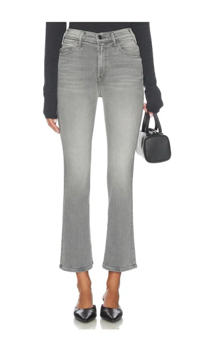 Mother The Hustler Ankle Jeans In Gray