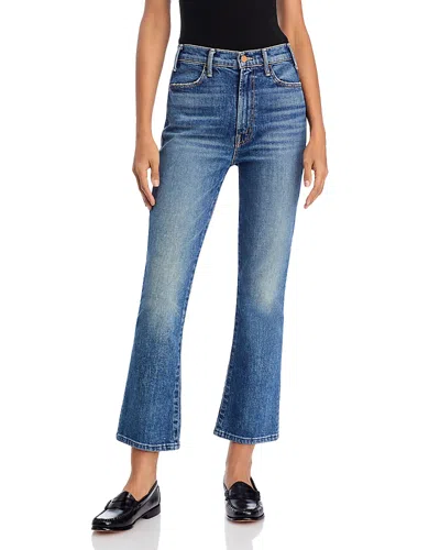 Mother The Hustler Ankle Jeans In Bending The Rules In Blue