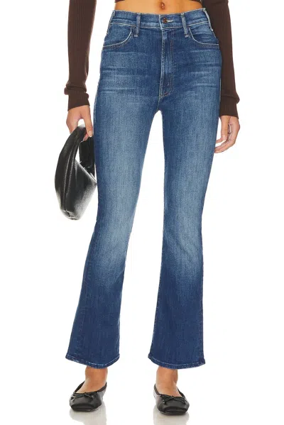 Mother Jeans Mit Schlag Hustler In Blue