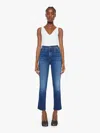 Mother The Hustler Ankle Taking Chance Jeans In Blue - Size 31