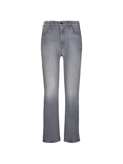 Mother The Hustler Bootcut-fit Jeans In Gray