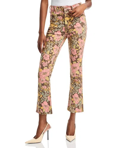 MOTHER THE HUSTLER BOUQUET ANKLE JEANS IN BOUTONNIER