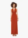 Mother The Hustler Dress Slinky In Orange