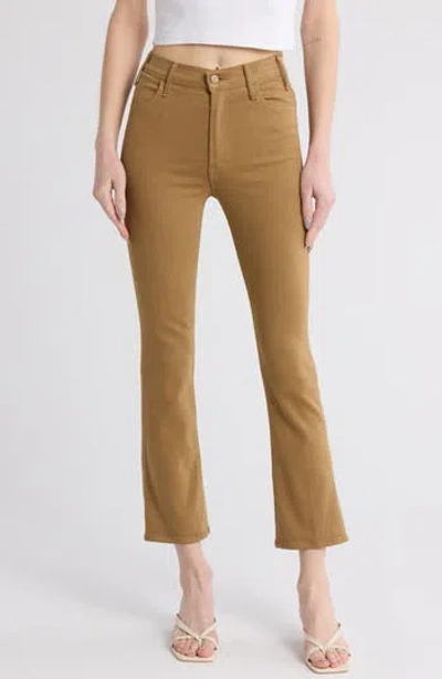 Mother The Hustler Flood Ankle Straight Leg Jeans In Ben Breen