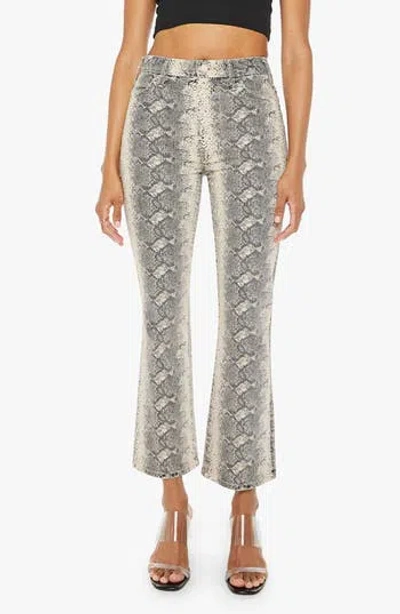 MOTHER MOTHER THE HUSTLER FLOOD ANKLE WIDE LEG JEANS
