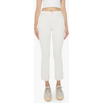 MOTHER MOTHER THE HUSTLER FLOOD ANKLE WIDE LEG JEANS