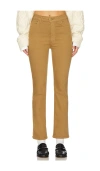Mother The Hustler Flood Ankle Straight Leg Jeans In Breed