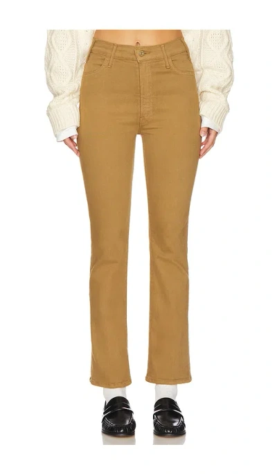 Mother The Hustler Flood Ankle Straight Leg Jeans In Ben Breen