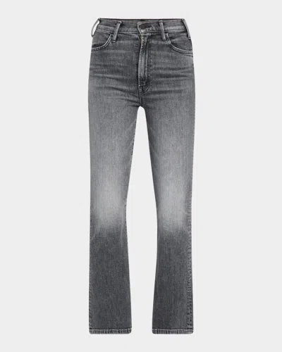 Mother The Weekender Flare Jean In Wanted In Black