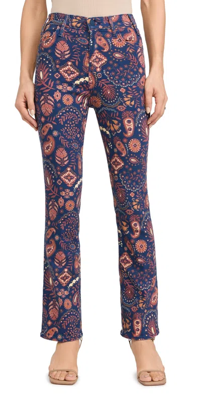 MOTHER THE HUSTLER FLOOD JEANS HENNA HAPPINESS