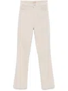 Mother The Tomcat Roller Fray Jeans In Neutrals