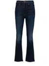 Mother The Hustler Ankle Fray Home Movies Flare Jean In Blue