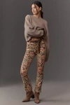 Mother The Hustler High-rise Ankle Jeans In Multicolor