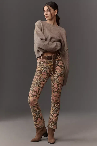 Mother The Hustler High-rise Ankle Jeans In Multicolor
