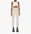 Mother Hustler Flood Jeans In Feather Grey In Multi
