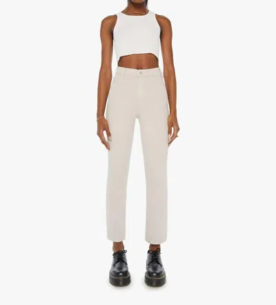 MOTHER THE HUSTLER JEANS IN FEATHER GREY